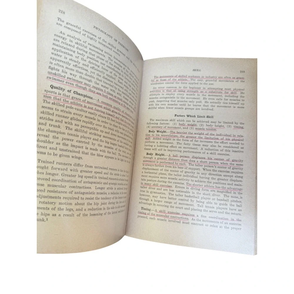 Physiology of Exercise Morehouse‎ & Miller Second Edition Vintage 1953 Book